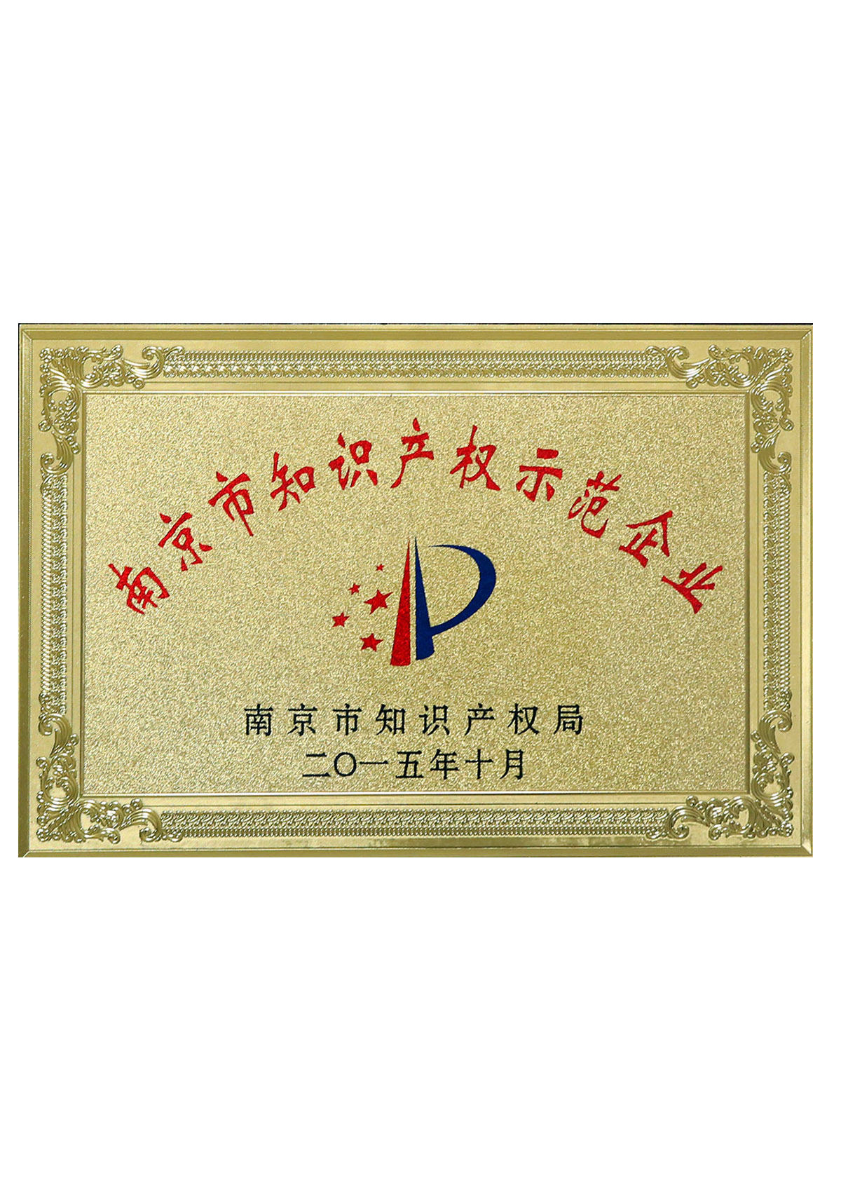 南京市知識產(chǎn)權示范企業(yè)